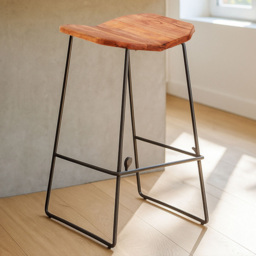 Premier Housewares New Foundry Industrial-Style Bar Stool - thumbnail 1