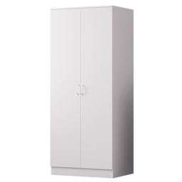 FWStyle Tunis 2 Door Matt White Wardrobe - thumbnail 2