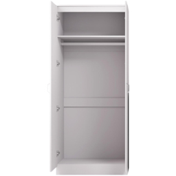 FWStyle Tunis 2 Door Matt White Wardrobe - thumbnail 4