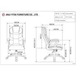 Brompton Black Office Chair - thumbnail 3