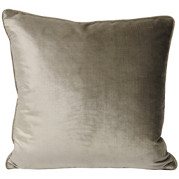 Paoletti Luxe Mink Velvet Piped Cushion