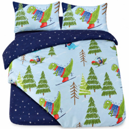Smart Living Blue Single Dino Skiing Complete Set - thumbnail 2