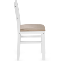 Julian Bowen Keats White 4 Seater Rectangular Dining Set - thumbnail 4