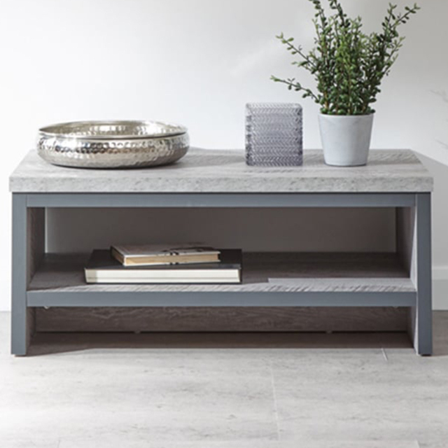 GFW Boston Grey Simple Coffee Table - image 1