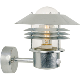 Nordlux Vejers Galvanised Sensor Wall Light