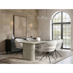 SOLACE+CO Zoya Eira Beige 4 Seater Dining Set - thumbnail 4