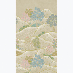 Grandeco Sage Green Whimsy Neutral Landscape Scene 3 Panel Wall Mural - thumbnail 3