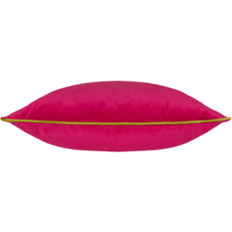 Furn Meridian Velvet Hot Pink and Lime Cushion 45 x 45cm - thumbnail 3