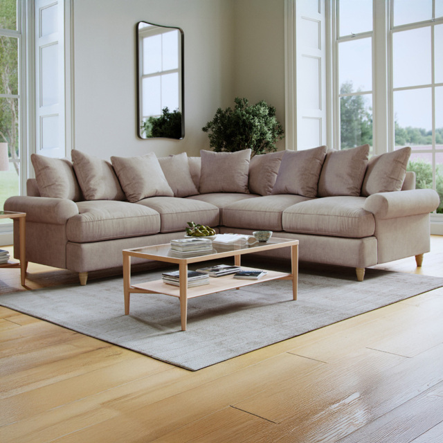 Clara Faro 20 Blonde 4 Seater Agmamito Sofa - image 1