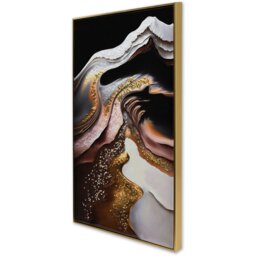 Obsidian Effect Jewelled Neutrals Print - thumbnail 2