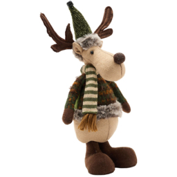 The Christmas Gift Co Plush Standing Moose Ornament - thumbnail 2