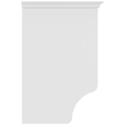 Homebase White Bevelled Coat Shelf with 3 Woven Baskets and 5 Double Hooks - thumbnail 4