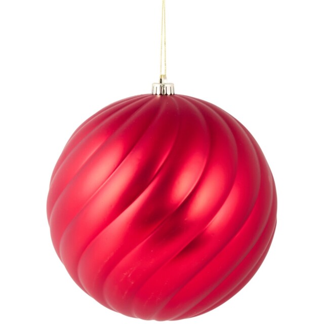 Giant Matte Bauble Red