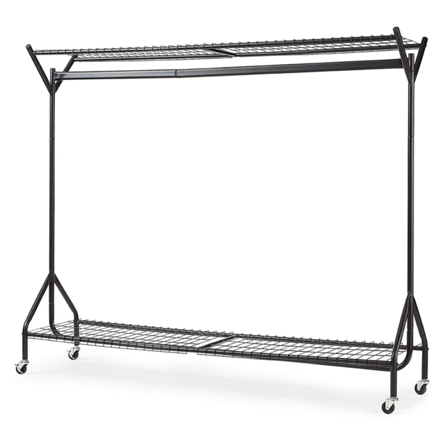 House of Home Heavy Duty Clothes Rail with Two Racks 6 x 5ft - image 1