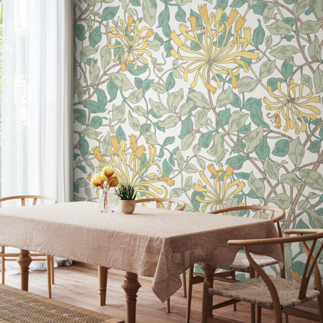 Origin Murals Honeysuckle Blue Wall Mural - image 1
