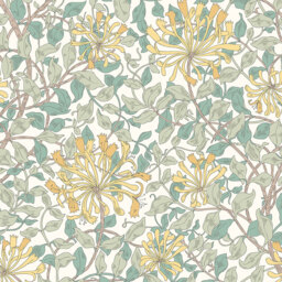 Origin Murals Honeysuckle Blue Wall Mural - thumbnail 2