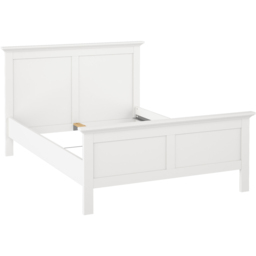 Florence Paris Double White Wooden Bed - thumbnail 3