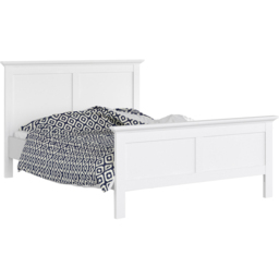 Florence Paris Double White Wooden Bed - thumbnail 2