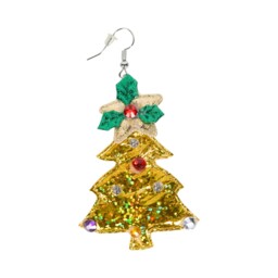Single Light Up Christmas Tree LED Earrings in Assorted styles - thumbnail 3