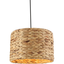 Natural Effect Weave Pendant Light - thumbnail 3