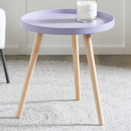 Pacific Lifestyle Halston Lilac and Natural Side Table