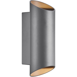 Nordlux Nico Round 22 Anthracite Wall Light