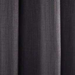 Divante Hoxton Charcoal Blackout Eyelet Curtains 229 x 168cm - thumbnail 4