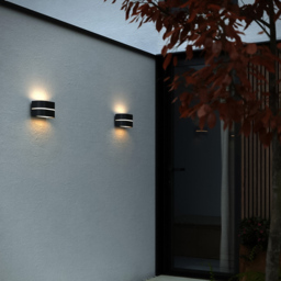 Nordlux Sibelis Black Outdoor Wall Light - thumbnail 2