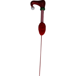 Candy Cane Lane Red Elf Shoe Pick Christmas Decoration - thumbnail 2