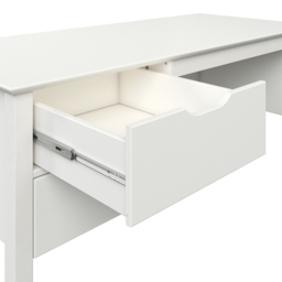 Noomi Aponi White 2 Drawer Vanity Dressing Table - thumbnail 3
