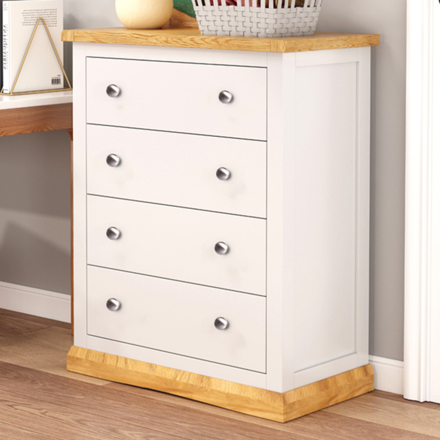 Cabinet Bits Trevi 4 Drawer Chest of Drawers with Chrome Knob - image 1