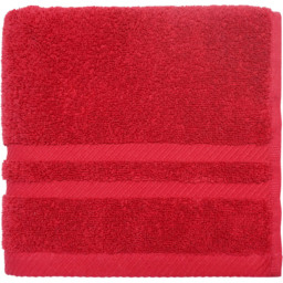 Cotton Hand Towel Crimson Red - thumbnail 2