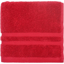 Cotton Hand Towel Crimson Red