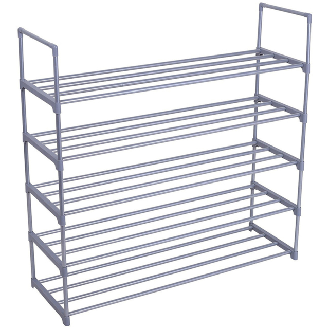 Argento 5 Tier Grey Shoe Rack - image 1
