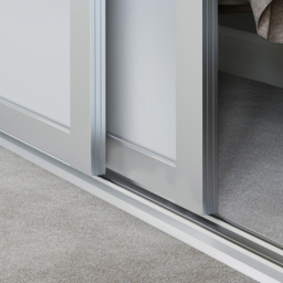 Spacepro Shaker Single Panel White Sliding Door 2220 x 914mm - thumbnail 4