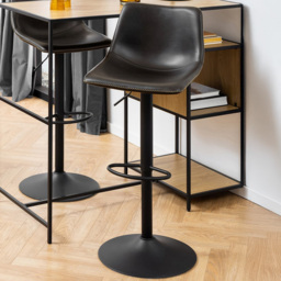 Florence Oregon Black Bar Stool