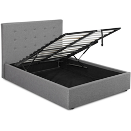 Lucca King Size Grey Bed Frame - thumbnail 3