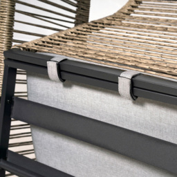 Furniture One Natural 4 Seater Padded Outdoor Lounge Set - thumbnail 4