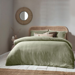 Yard Lark Double Eucalyptus Muslin Cotton Duvet Set