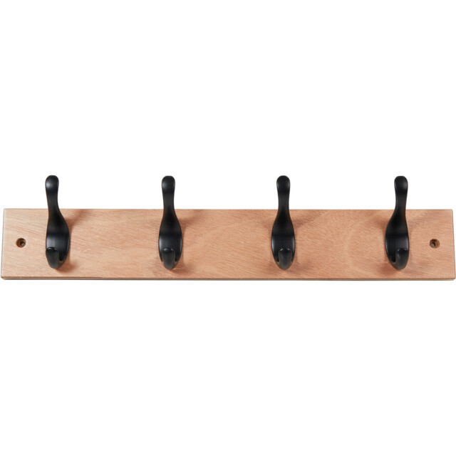 Decorails Heavy Duty Hat and Coat Hooks - Ash - image 1