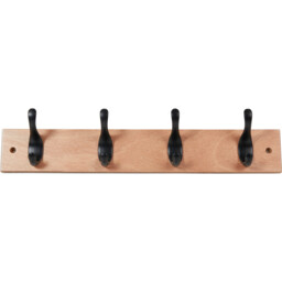 Decorails Heavy Duty Hat and Coat Hooks - Ash - thumbnail 1