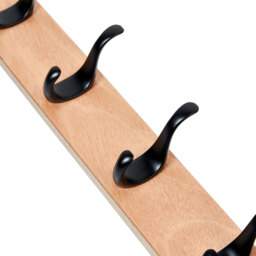 Decorails Heavy Duty Hat and Coat Hooks - Ash - thumbnail 2