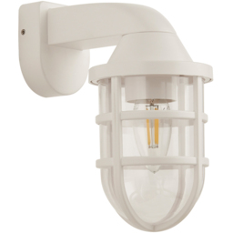 Lighting Collection IP44 Mariner White Outdoor Wall Light