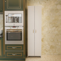 Decorotika Atlantis White 2 Door Cabinet - thumbnail 4