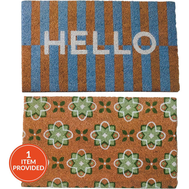 Large Printed Coir Mat - image 1