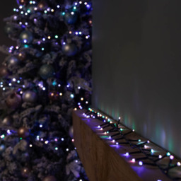 Samuel Alexander White to Multicolour Colour Changing LED Christmas String Light 15.5m - thumbnail 2