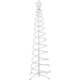 Double Spiral Rope LED Christmas Tree 6ft - thumbnail 3
