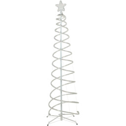 Double Spiral Rope LED Christmas Tree 6ft - thumbnail 2