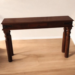 Acacia Home Brown Wooden Console Table