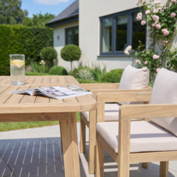 Artemis Home Sundrift Teak 4 Seater Garden Dining Set - thumbnail 4